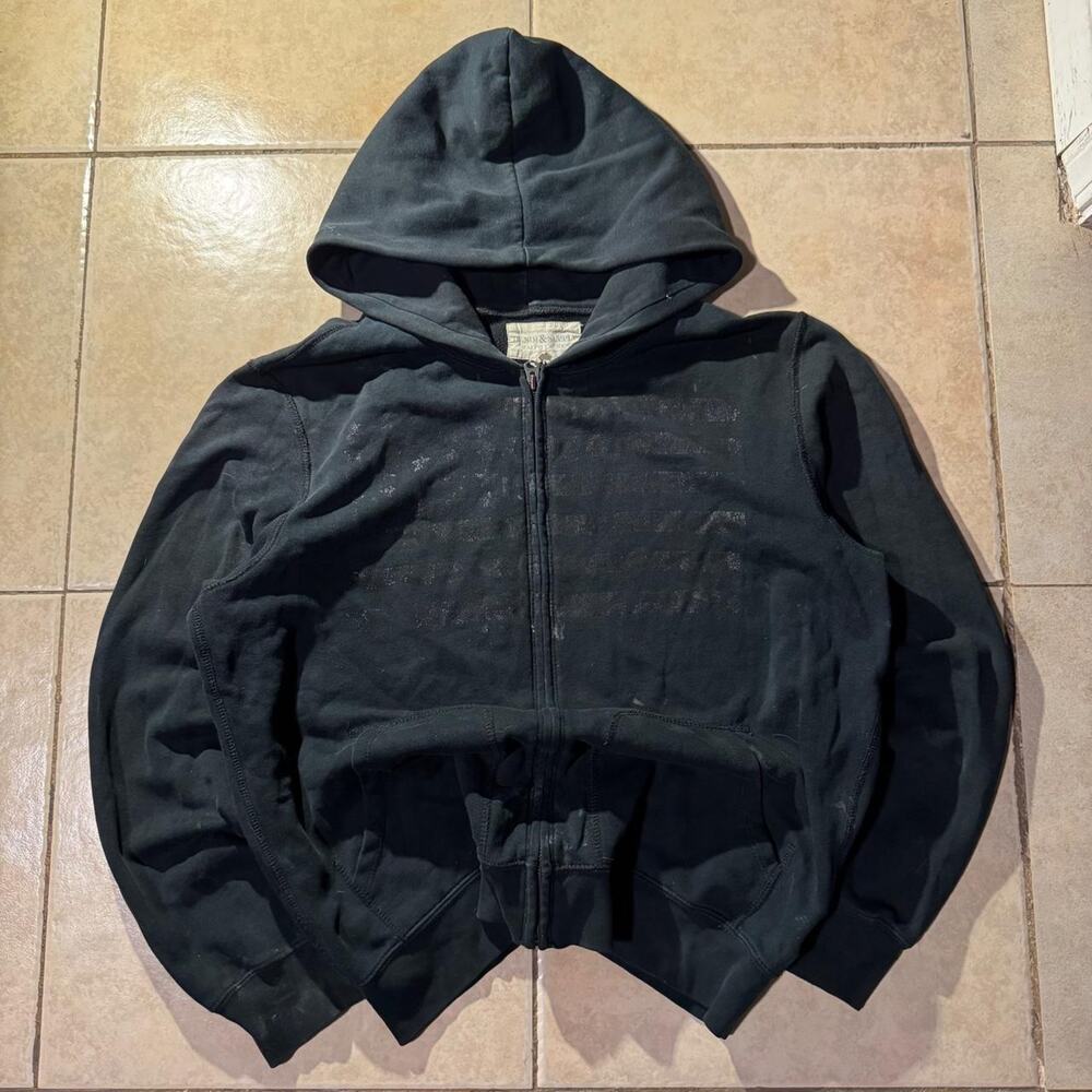 Vintage 2000s black ralph lauren zip up Hoodie Size XL in Mens
